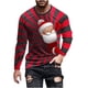 thumbnail image 2 of Blusas y camisas de manga larga con cuello redondo para hombre, estilo casual, cuello redondo, manga larga, camiseta estampada de Halloween, blusa de poliéster para hombre., 2 of 5
