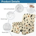 thumbnail image 5 of POLERO Halloween Witch Pattern Recliner Sofa Covers Recliner Chair Covers Couch Cover for Reclining Couches with Side Pockets Elastic Furniture Protector with Elastic Bottom, 5 of 7