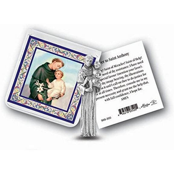 WJ Hirten StealStreet SS-Wjh-891-300 St. Anthony Catholic Pocket Statue