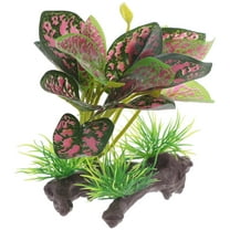 unbranded  Bearded Dragon Tank Accessories Aquarium Log Decorations Plant Weights Reptile