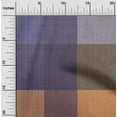 thumbnail image 2 of oneOone Rayon Brown Fabric Check Sewing Material Print Fabric By The Yard 56 Inch Wide, 2 of 4