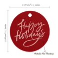 thumbnail image 6 of Inkdotpot Rose Gold Foil Paper Hang Tag Happy Holiday Favor Tag 50 Piece, 6 of 7