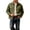 Army Green, variant on Mens Trucker Jacket Long Sleeve Button Down Regular Fit Casual Outerwear Jackets with Multi Pockets Purple L