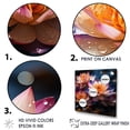 thumbnail image 3 of Designart "Pure Blossoms Of Lotus II" Lotus Floater Framed Wall Decor, 3 of 5