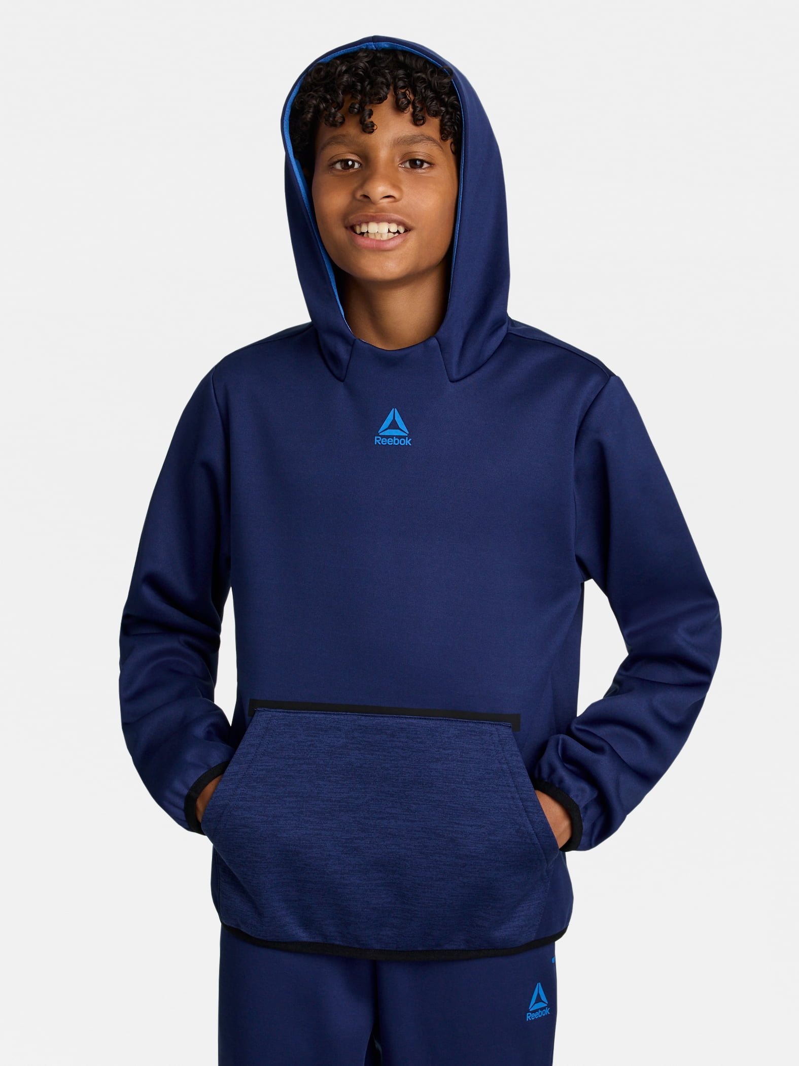 Reebok Boy's Athletic Cool Down Fleece Hoodie, Sizes 4-18
