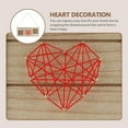 thumbnail image 2 of HINTRMENT 1 Set Mom Memorial Picture Frame Heart Shape Wall Decoration with Hemp Rope Giving for Family Friends, 2 of 4