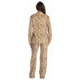 thumbnail image 3 of Just Love Womens Pajama Set  Comfortable, Chic Sleepwear (Cozy Leopard Fleece, Medium), 3 of 3