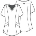 thumbnail image 6 of Adar Pro Scrubs For Women - Modern V-Neck Scrub Top, 6 of 7