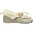 thumbnail image 6 of Luvable Friends Baby Girl Moccasin Shoes, Beige, 12-18 Months, 6 of 8