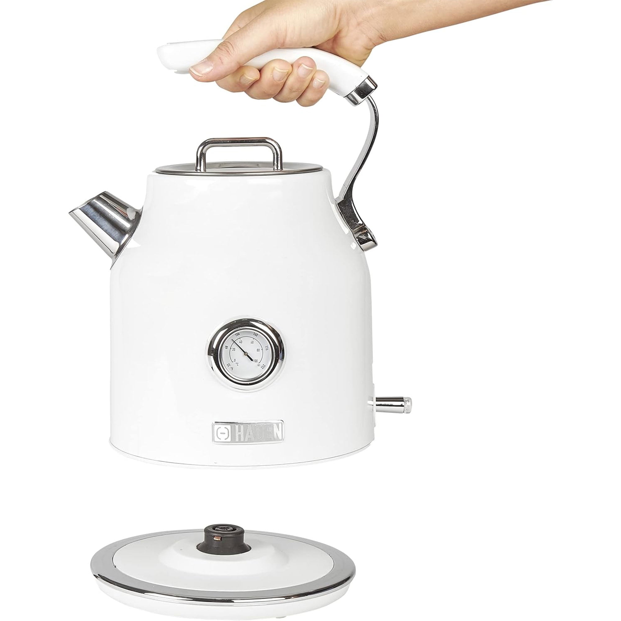 Open Box Haden Dorset 1.7 Liter Electric Water Kettle w/ 360-Degree Base Ivory