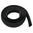 thumbnail image 6 of 10 Feet Black D-2 Standard Profile Rubber Duct Floor Wire Cable Cord Cover Protector, 6 of 6