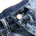 thumbnail image 4 of Hvyesh Men's Distressed Jean Shorts Casual Ripped Summer Plus Size Denim Short Pants with Pockets, 4 of 8