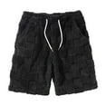 thumbnail image 6 of Men's Pajamas Shorts Casual Elastic Waist Fleece Shorts with Pockets, XL, 6 of 8