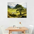 thumbnail image 2 of JRXY Quiraing Tree - Scottish Highlands Photo Print Wall Art - Vibrant Landscape Nature - Modern Home Decor - High Resolution  20x16in, 2 of 4