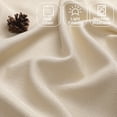 thumbnail image 3 of Chyhomenyc Linen Valance for Windows, Light Filtering Faux Linen Textured Decorative，Rod Pocket Cafe Small Short Window Valance for Kitchen Bathroom Laundry Basement, 60Wx14L inch, 1 Piece, 3 of 7