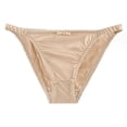 thumbnail image 6 of Becikitc Women’s Satin Bikini Panties, Low Waist Stretch Briefs Underwear, 1–5 Pack, 6 of 6