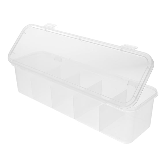 Pawsdot Transparent Tea Bag Holder and Coffee Station Organizer with Lid for Counter Storage