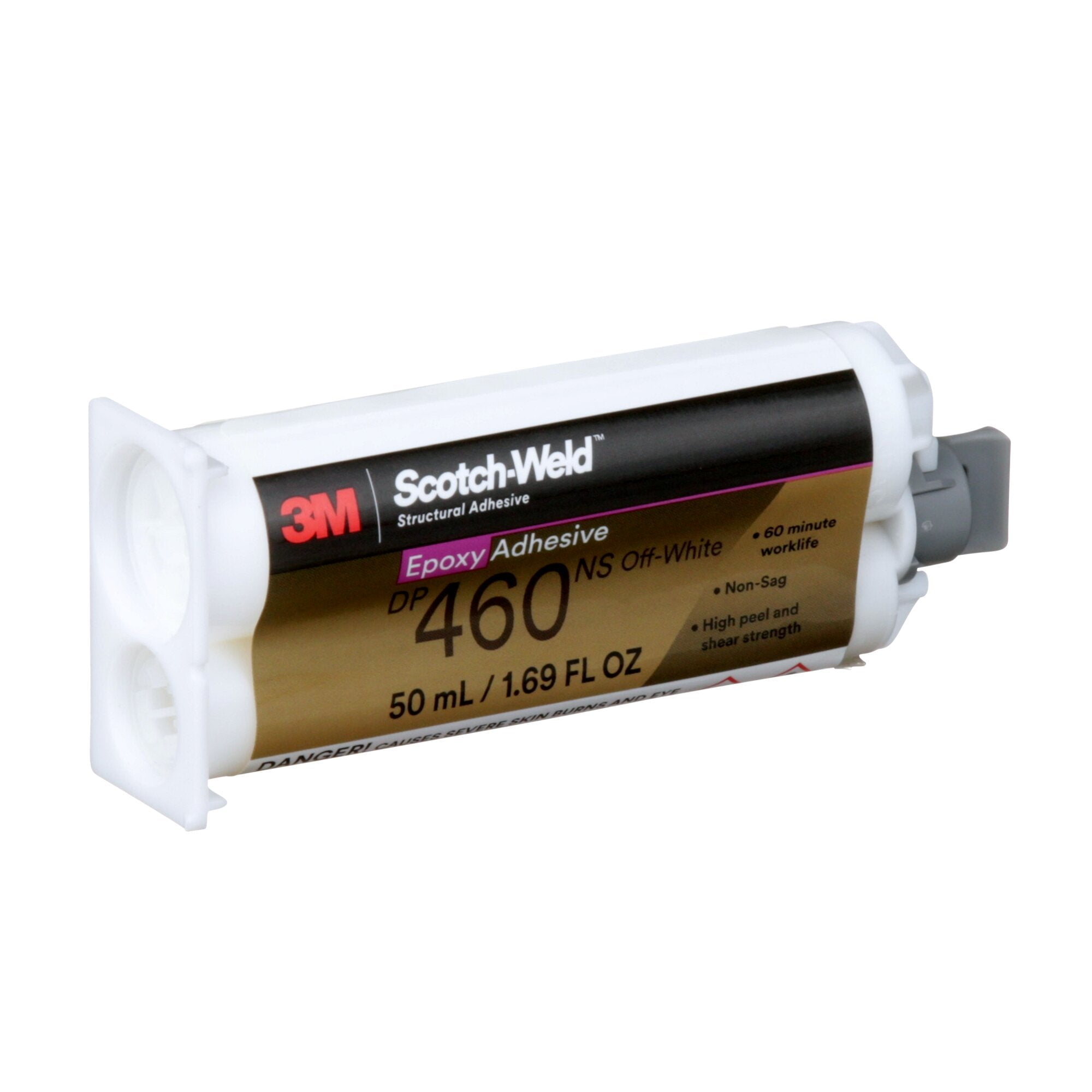 3m EpoxyAdhesive,DualCartridge,2:1MixRatio 460NS