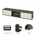 thumbnail image 3 of Bestar Fom Tv Stand in Walnut Grey & Sandstone, 3 of 5