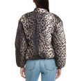 thumbnail image 2 of Apparis womens  Leni Leopard Padded Bomber, xs, Brown, 2 of 3