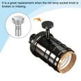 thumbnail image 4 of 2Pcs Lamp Turn Knob On/Off Brass Light Switch Knob Lamp Knob Lamp Switch Extension 19mm Length for Lamp Socket Switch, Silver, 4 of 6