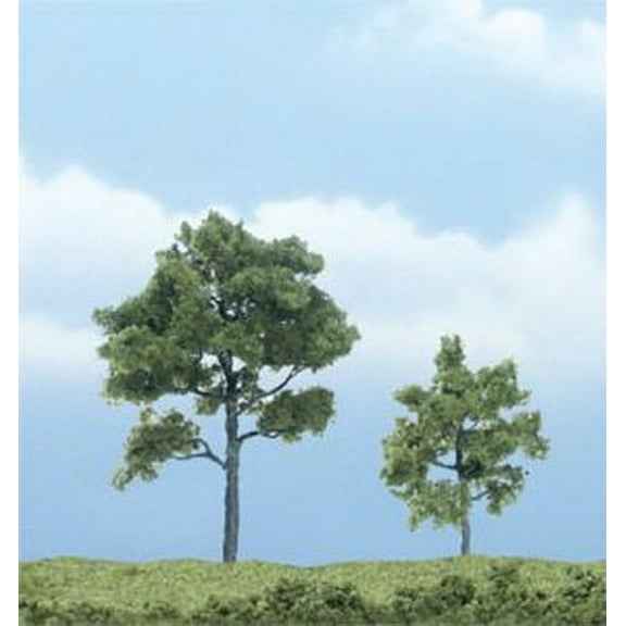 Woodland Scenics TR1607 3",1.75" Locust Ready-Made Premium Trees (Pack of 2)