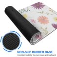 thumbnail image 6 of Efficient and Chic Mini Floral Flower Mouse Pad - Non-Slip Rubber Base, Smooth Surface for Superb Tracking, Great for Office, Home & Gaming, Laptop Suitable, Large 31.5x11.8 Inch, 6 of 7