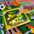 thumbnail image 4 of BotaniNest LED Light Up Drawing Board Transparent Writing Board For Kids DIY Craft Stationery USB Powered Glow Message Board1ml, 4 of 7