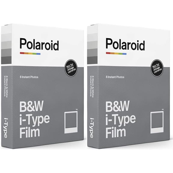 Polaroid Originals PRD6001 Black and White Film for Now i-Type and Now Cameras 2 Pack