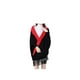 thumbnail image 1 of Minnieouse Poncho grueso de invierno para mujer con capa de borlas, chal cálido para fiestas, accesorio para vestir, viajes al aire libre Accesorios de disfraces negro rojo, 1 of 6