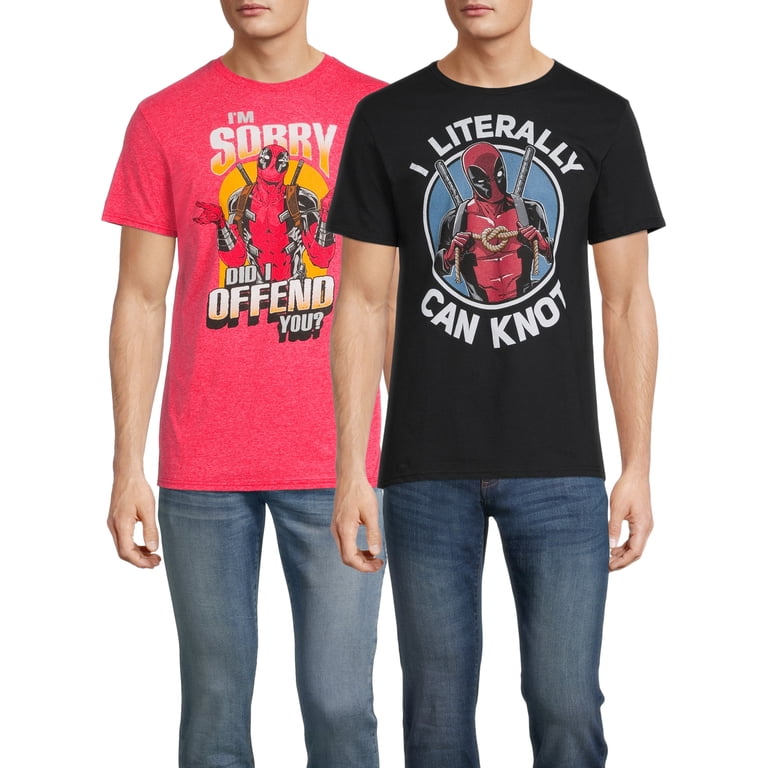 Marvel Deadpool Men's Graphic Tee 2-Pack photo 2