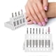 thumbnail image 4 of 2 Pack 16 Holes Nail Drill Bit Display Stand Holder Storage Box for Grinding Heads White, 4 of 4