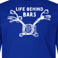thumbnail image 4 of Inktastic Life Behind Bars Motorcycle Long Sleeve Youth T-Shirt, 4 of 5