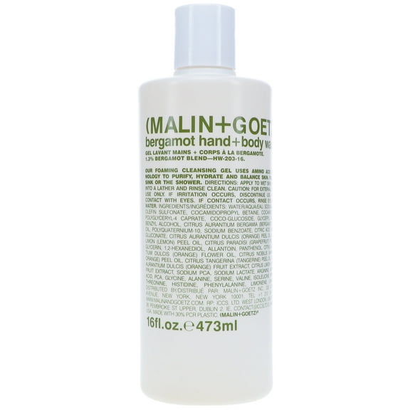 Bergamot Hand and Body Wash by Malin + Goetz for Unisex - 16 oz Hand and Body Wash Malin + Goetz Malin + Goetz