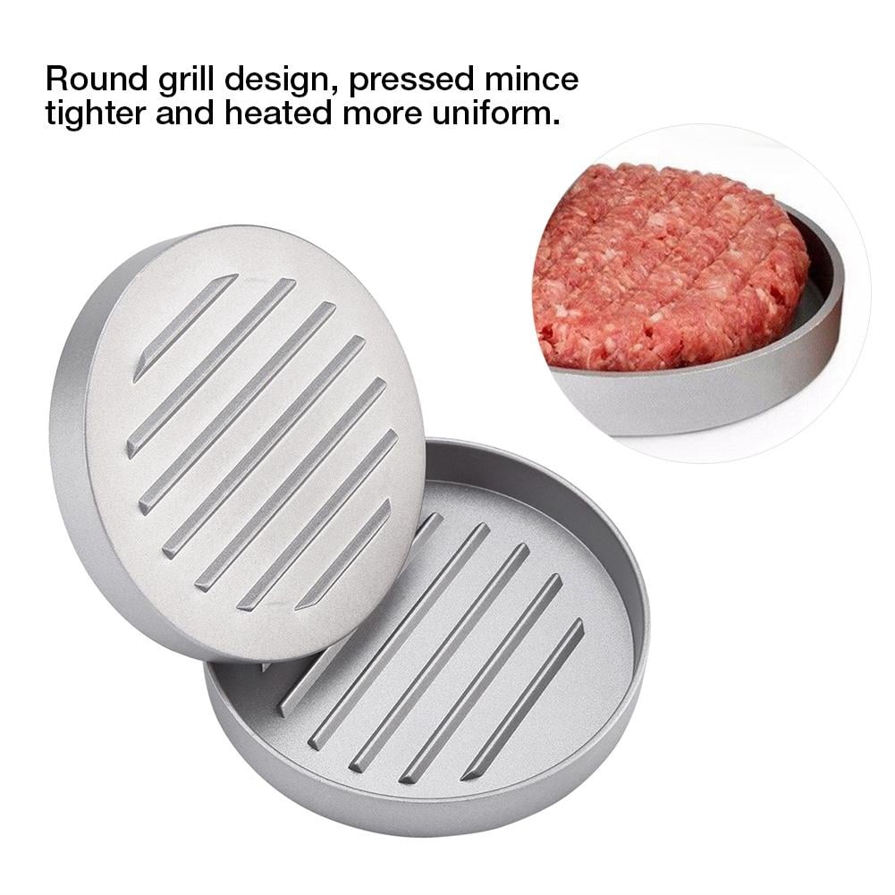 LHCER NonStick Round Shape Grill Press Meat Beef Maker Patty Mold