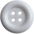 thumbnail image 3 of Botones blancos de gran tamaño, paquete de 40, 3 of 4