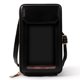 thumbnail image 1 of Monedero para teléfono celular para mujer, pequeño bolso bandolera de piel sintética con ranuras para tarjetas, cierre de cremallera múltiple, 1 of 5