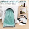 thumbnail image 5 of Vaukki Dog Bed with Non Slip Bottom,Removable Machine Washable Soft Plush Dog Crate Bed,23.6"x18.5",Green, 5 of 8