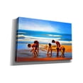 thumbnail image 2 of Epic Graffiti ' Kids At The Beach ' by Ata Alishahi, Giclee Canvas Wall Art, 40"x26", 2 of 8