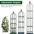 Garden Obelisk Trellis for Climbing Plants, 6ft Rose Bush Round Trellis