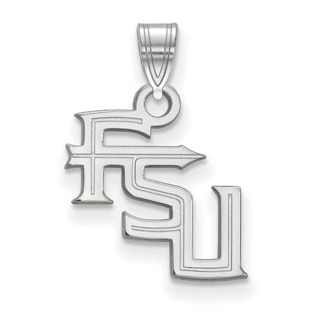 Florida State Small (1/2 Inch) Pendant (Sterling Silver)