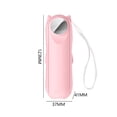 thumbnail image 3 of Ventilador Plegable Ventilador de mano USB giratorio plegable 2500 mAh ventilador de refrigeración eléctrico 3 engranajes (rosa) Ndcxsfigh Libre de BPA, 3 of 8