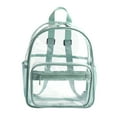 thumbnail image 1 of PVC Transparent Waterproof Backpack - Large Capacity See-Through School Bag Beach Carry-On Luggage, 1 of 1