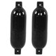 thumbnail image 1 of 2 Pack Boat Fenders, 6.5 x 23 Inch, for Yachts, Fishing Boats and Inflatable Boats, Black, 1 of 3