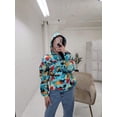 thumbnail image 3 of Champion Unisex Stadium Packable Jacket Abstract Camo Teal V1012P 549369 AM2J, 3 of 4