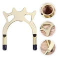 thumbnail image 2 of KALLORY Professional Golden Metal Pool Cue Rest Rack with Antler Design for Billiards Players and Pool Enthusiasts, 2 of 7