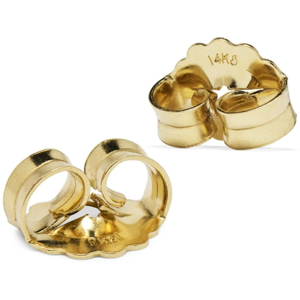 Gold earring backs walmart sale