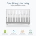 thumbnail image 6 of Dream On Me Synergy 5-in-1 Convertible Crib, White, 6 of 11