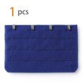 thumbnail image 2 of INSPIRE CHIC Femmes Dames 3 Rangées 4 Crochets Extension de Bretelle de Soutien-Gorge Bleu Foncé, 2 of 5