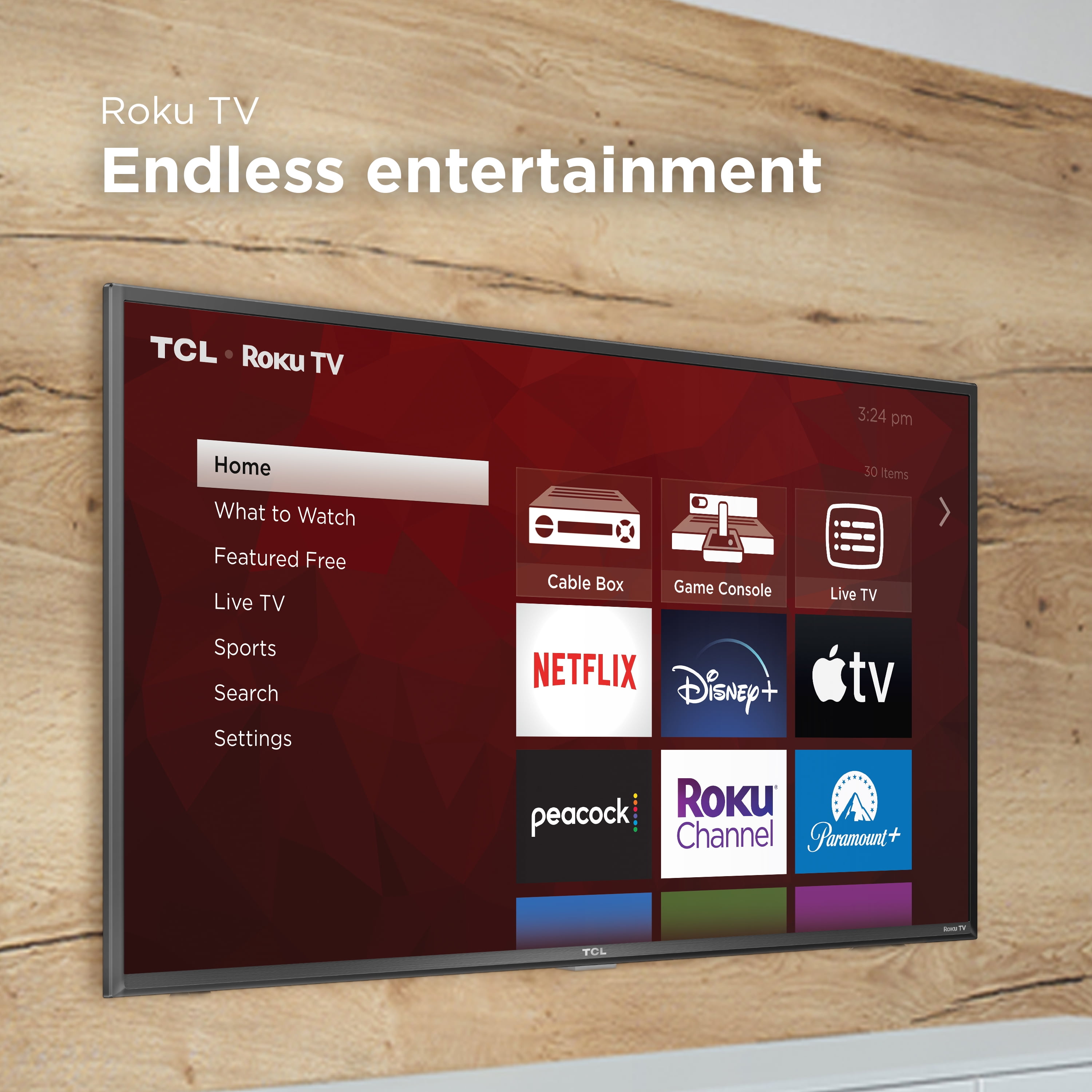 TCL 32” Class S3 (32S357) Full HD 1080p LED Smart TV with